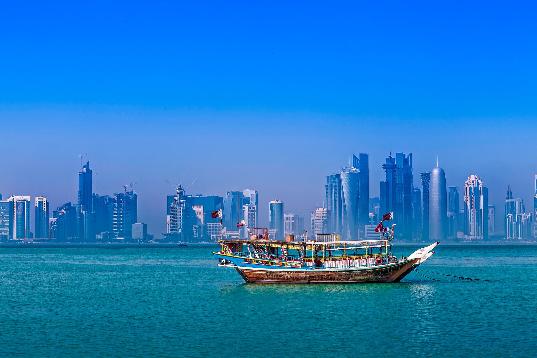 sea city water skyline